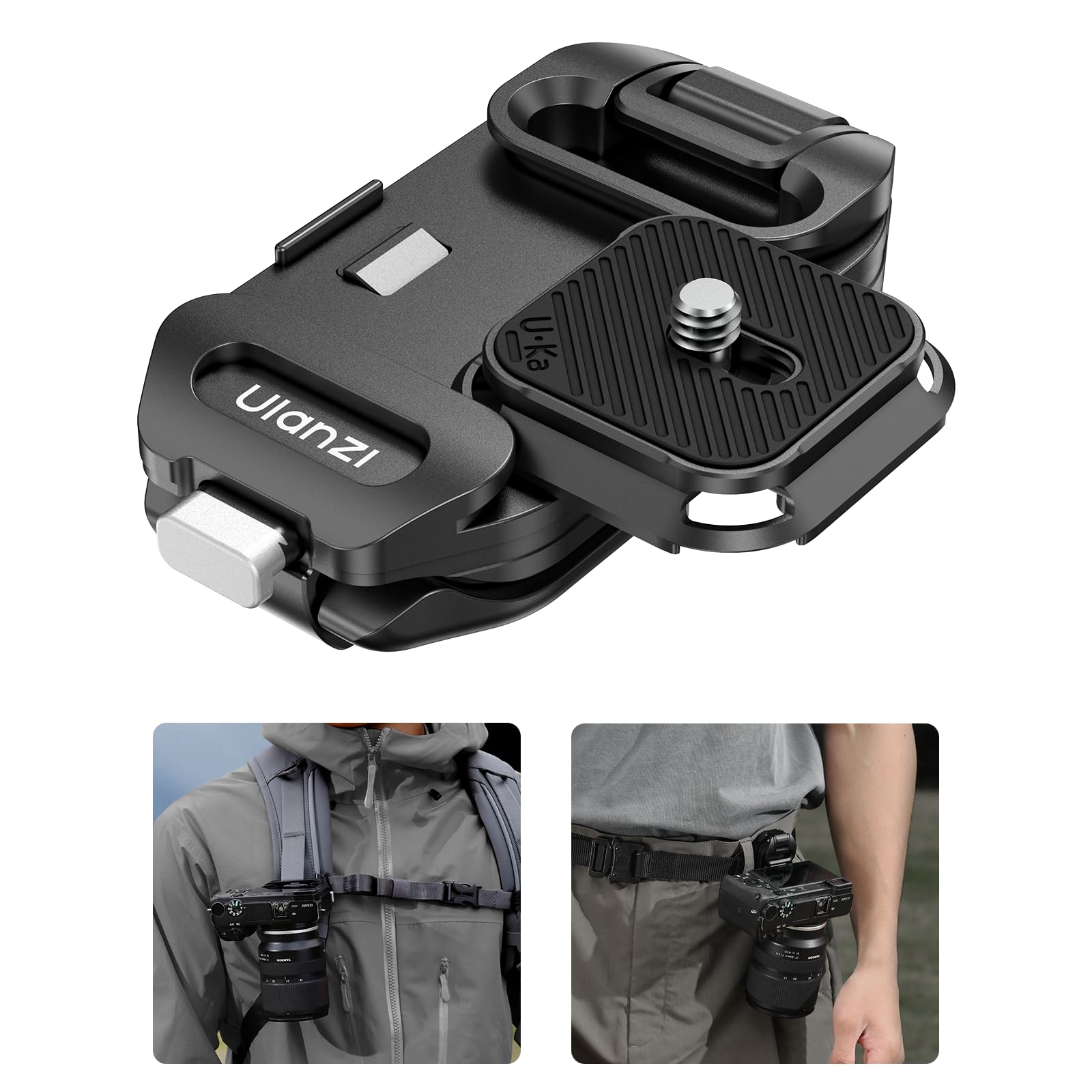 Amazon | Ulanzi Uka用バックパックストラップクリップ クイック