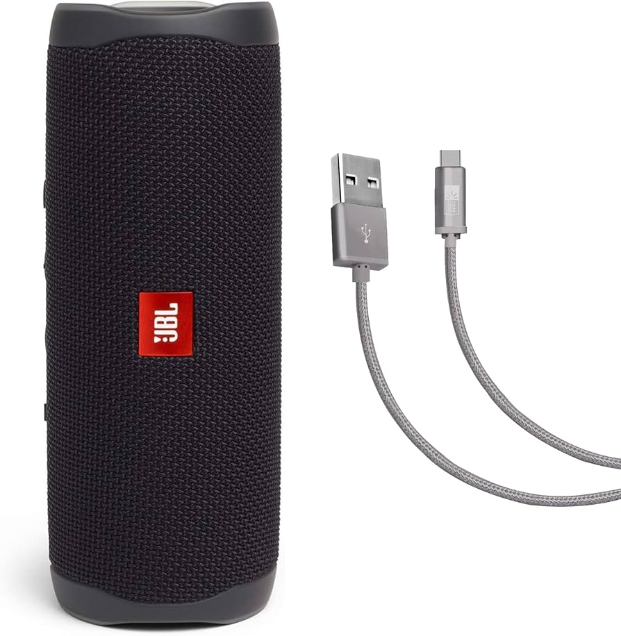 Amazon.com: JBL Flip 5 (Black) + Bundle with Case Logic Braided