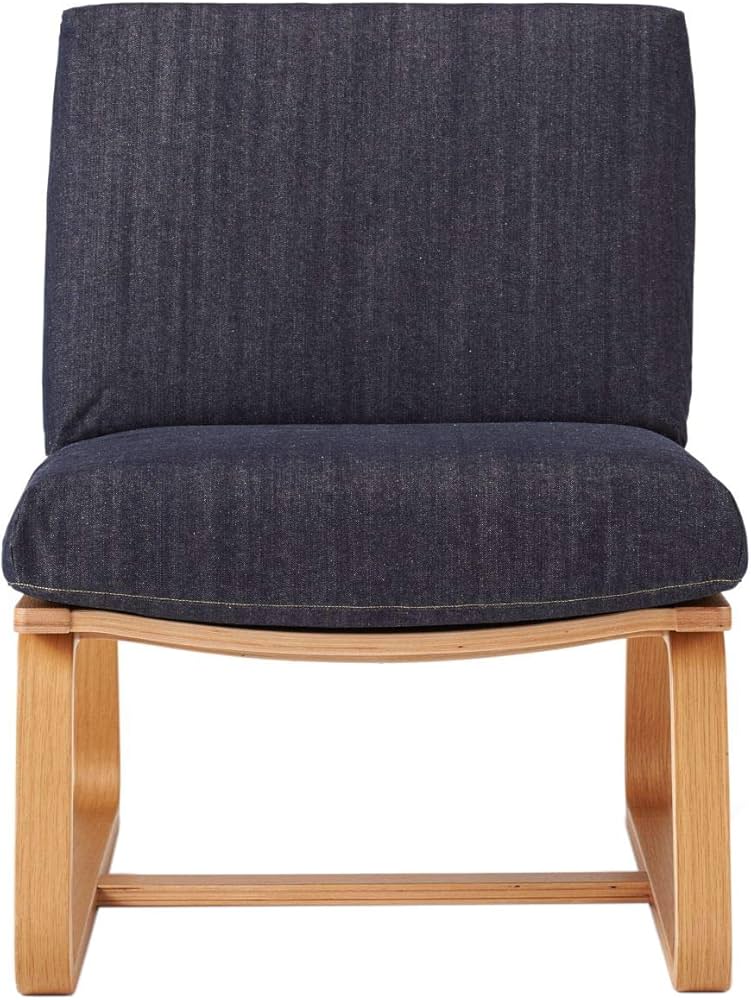 Amazon｜無印良品 綿デニムリビングでもダイニングでもつかえるソファ