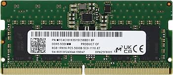 Amazon.co.jp: Mic(Micron) オリジナル 8GB (1x8GB) DDR5 5600MHz PC5
