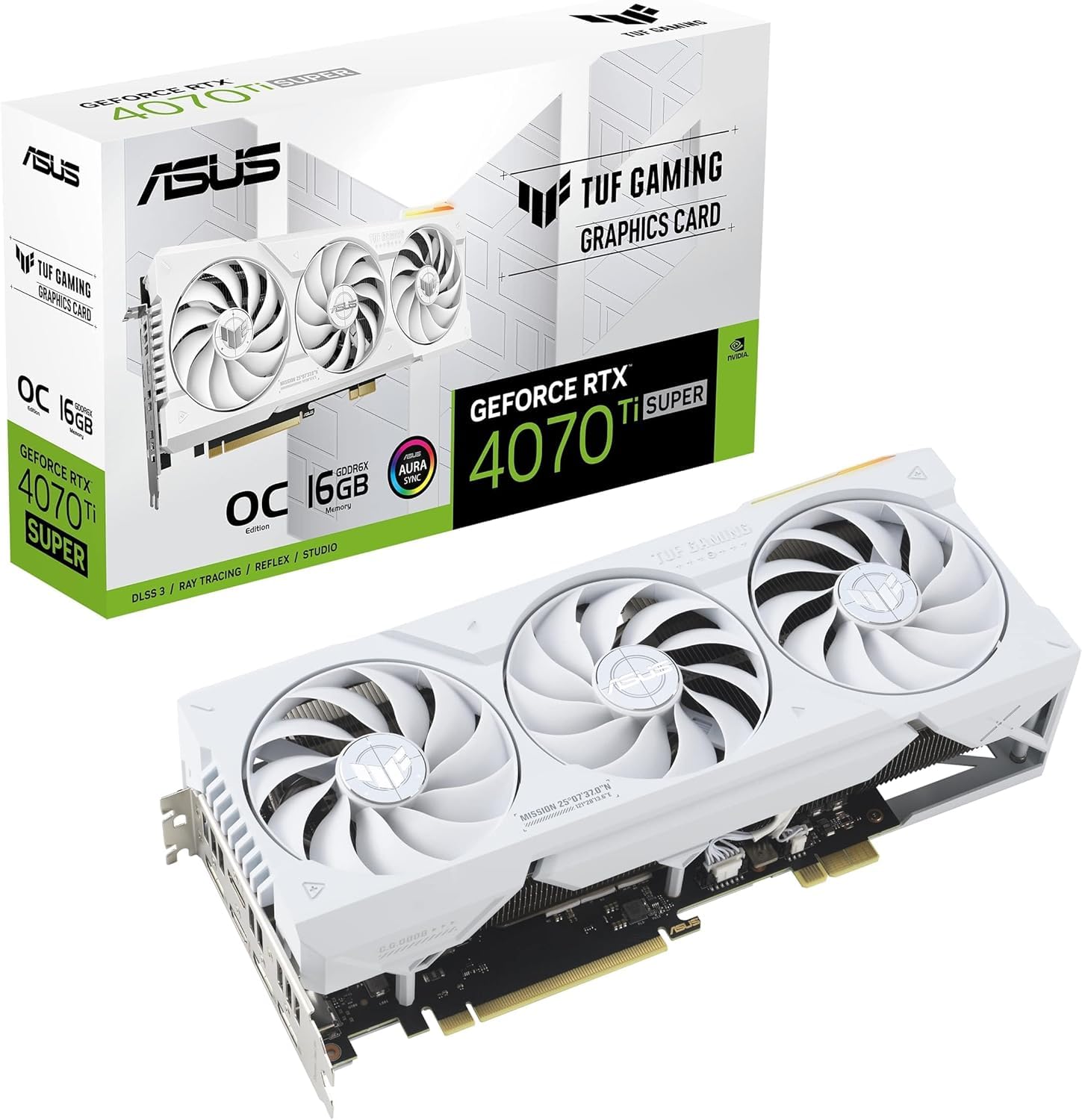Amazon.com: ASUS TUF Gaming GeForce RTX™ 4070 Ti Super BTF White