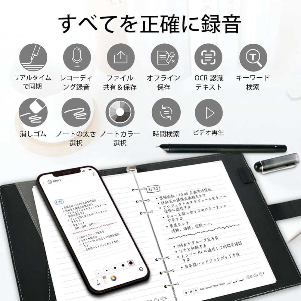 Amazon | Ophaya smartpen スマートペン 電子ノート ライティング