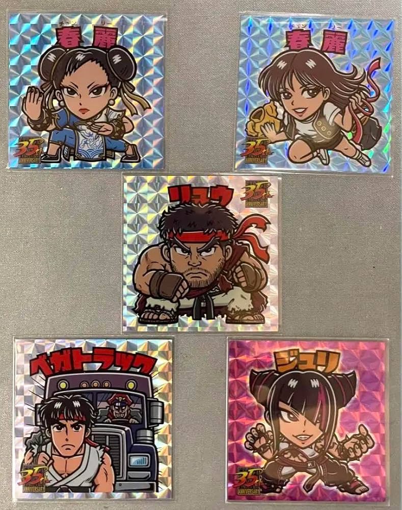 Amazon.co.jp: ストリートファイター 大阪展 シール 5枚コンプ