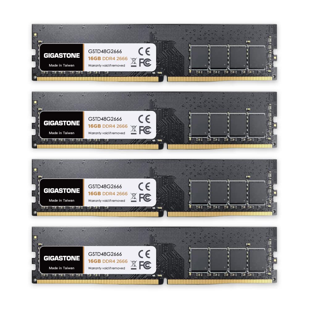 Amazon.co.jp: 【メモリ DDR4】GIGASTONE 16GBx4枚 (64GB Kit) DDR4