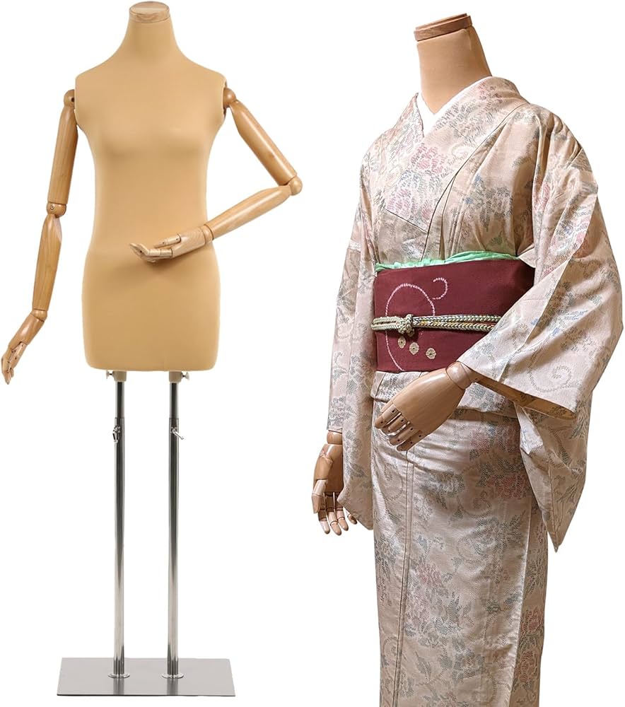 Amazon.co.jp: 【雅】和装 ボディ 指付き 腕付き 和装用 トルソー