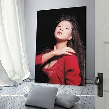 Amazon.co.jp: 中森明菜歌手女優可愛若い写真10ポスター キャンバス