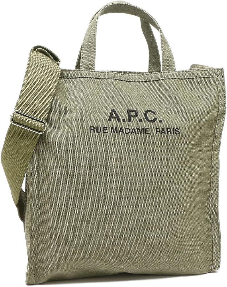 Amazon | [アーペーセー] トートバッグ カバ 2WAY カーキ メンズ