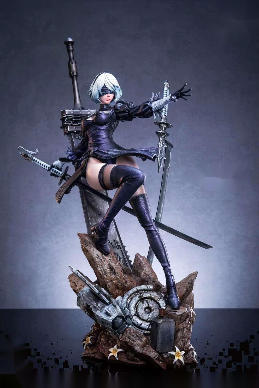 Amazon.co.jp: ヨルハ二号B型 2B フィギュア ガレージキット 水着Ver.1