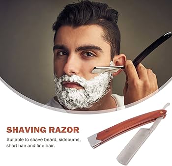 Amazon.co.jp: Frcolor カミソリ ストレートレザー 髭剃り 木製