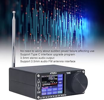 Amazon.co.jp: DUKK アマチュア無線受信機、タイプC充電アルミニウム