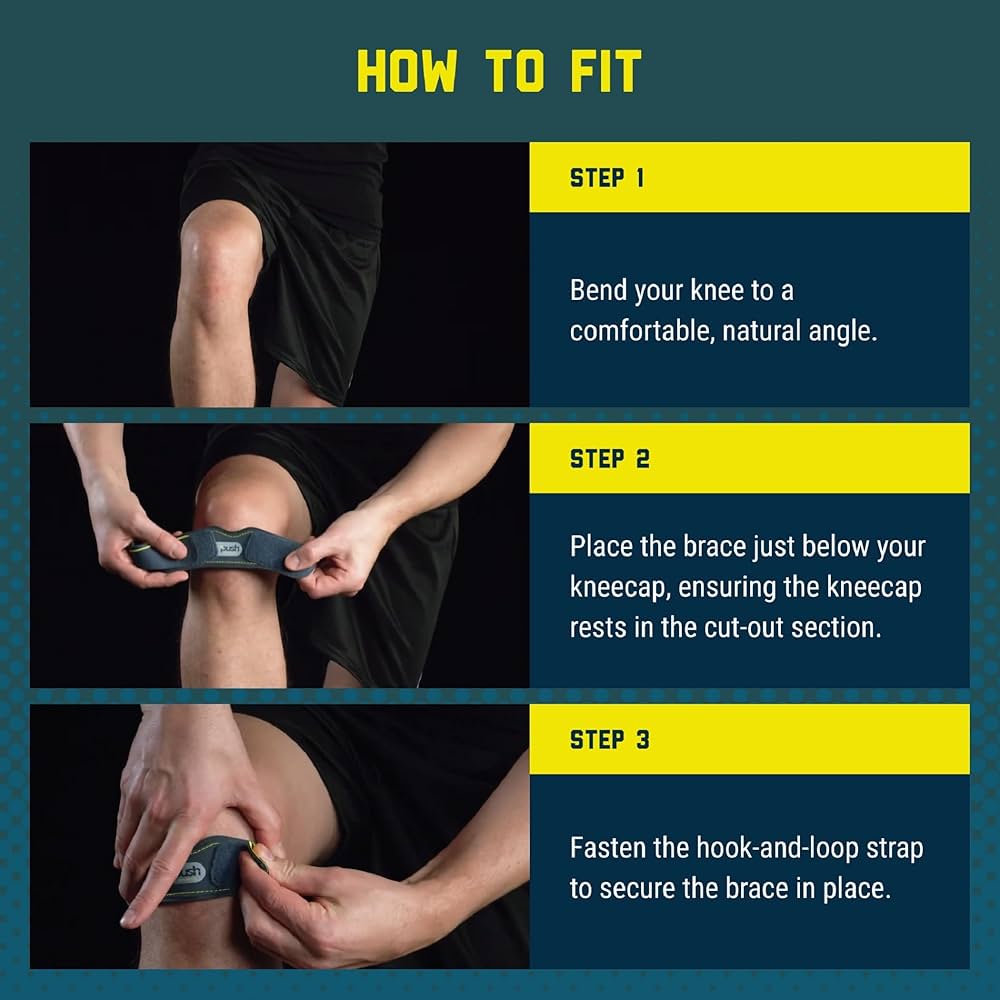 Amazon.com: Push Sports Patella Brace for Pain Relief from