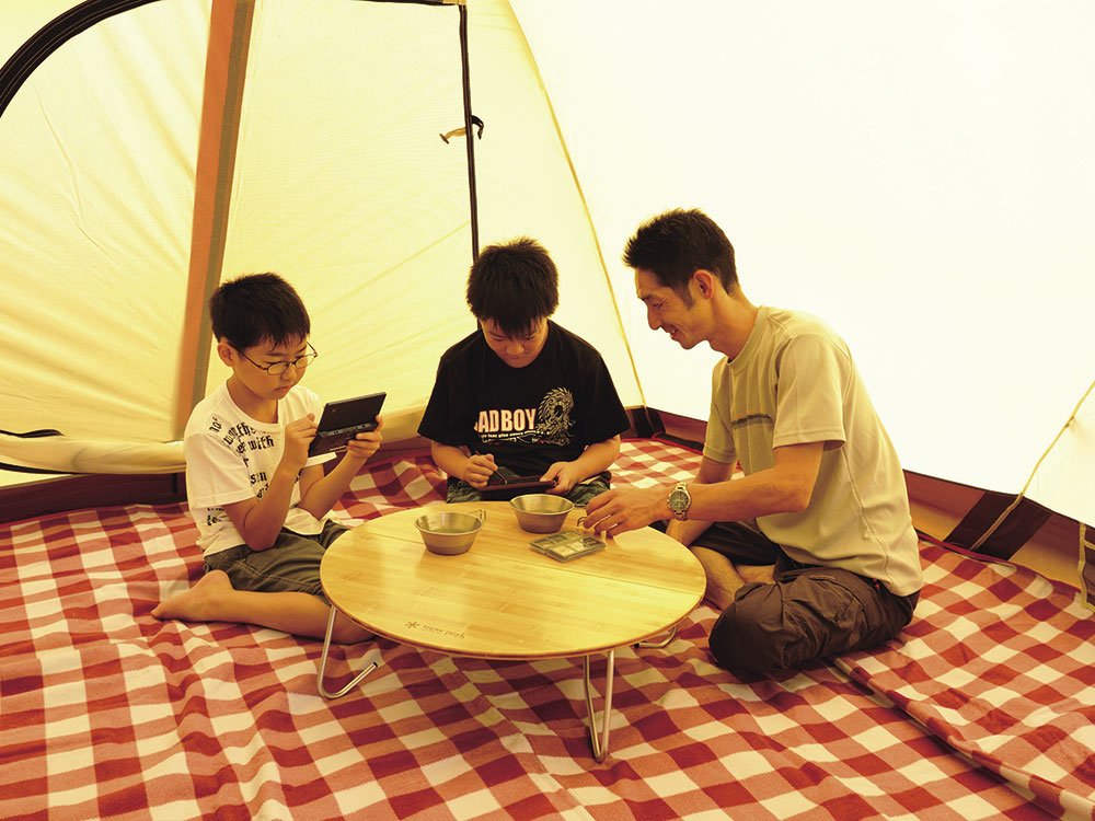 Amazon | スノーピーク(snow peak) ワンアクションちゃぶ台竹 M LV