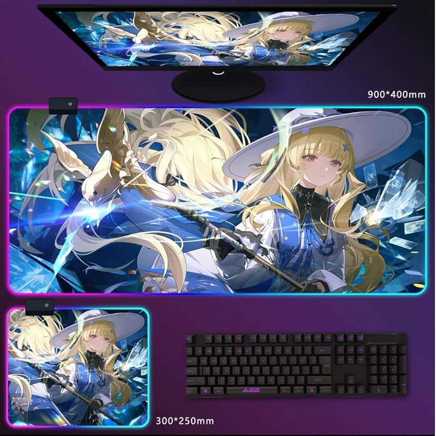 Amazon.co.jp: 鳴潮 グッズ マウスパッド LED 発光可能 鳴潮