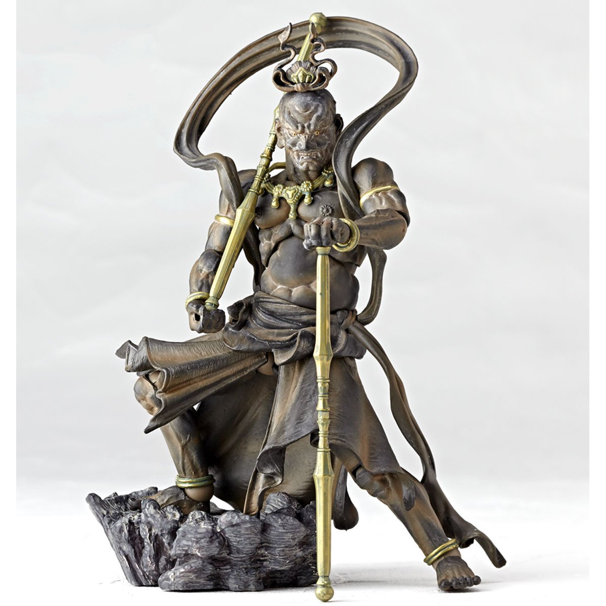 Amazon | リボルテックタケヤ018EX 金剛力士 阿形 木調版 ノンスケール