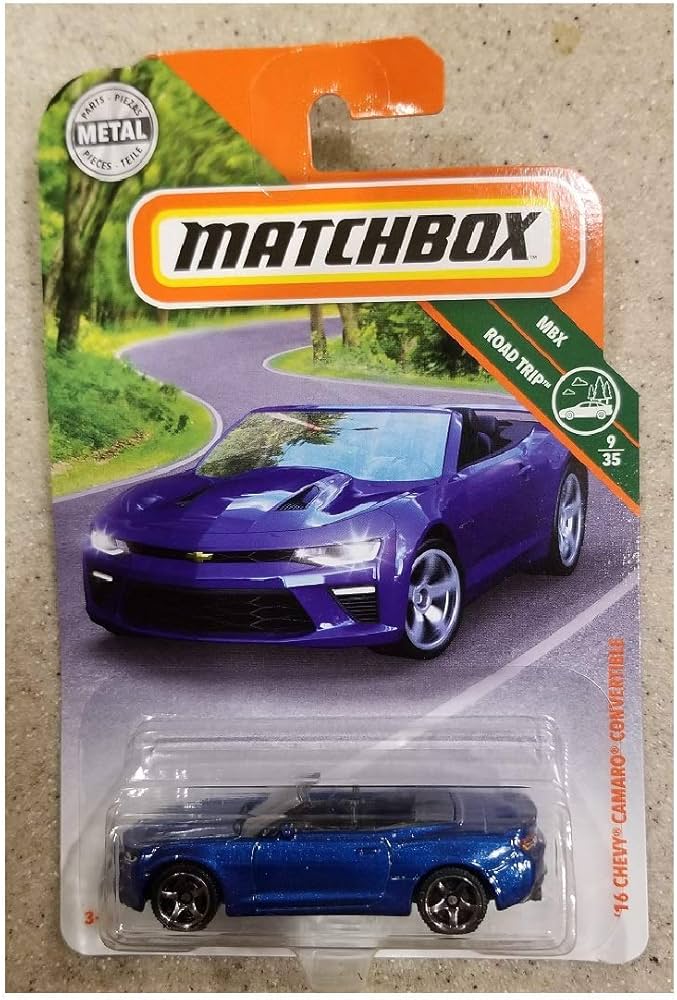 Amazon.com: Matchbox 2018 MBX Road Trip 9/35 - '16 Chevy Camaro