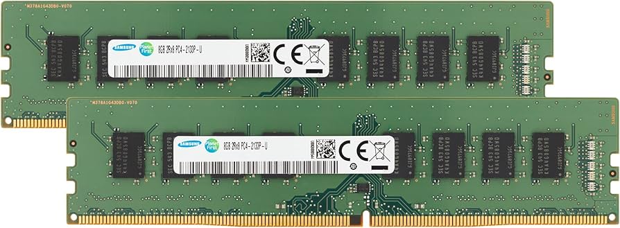 Samsung 16GB (2x8GB) DDR4 2133MHz PC4-17000 (PC4-2133P) CL15 UDIMM