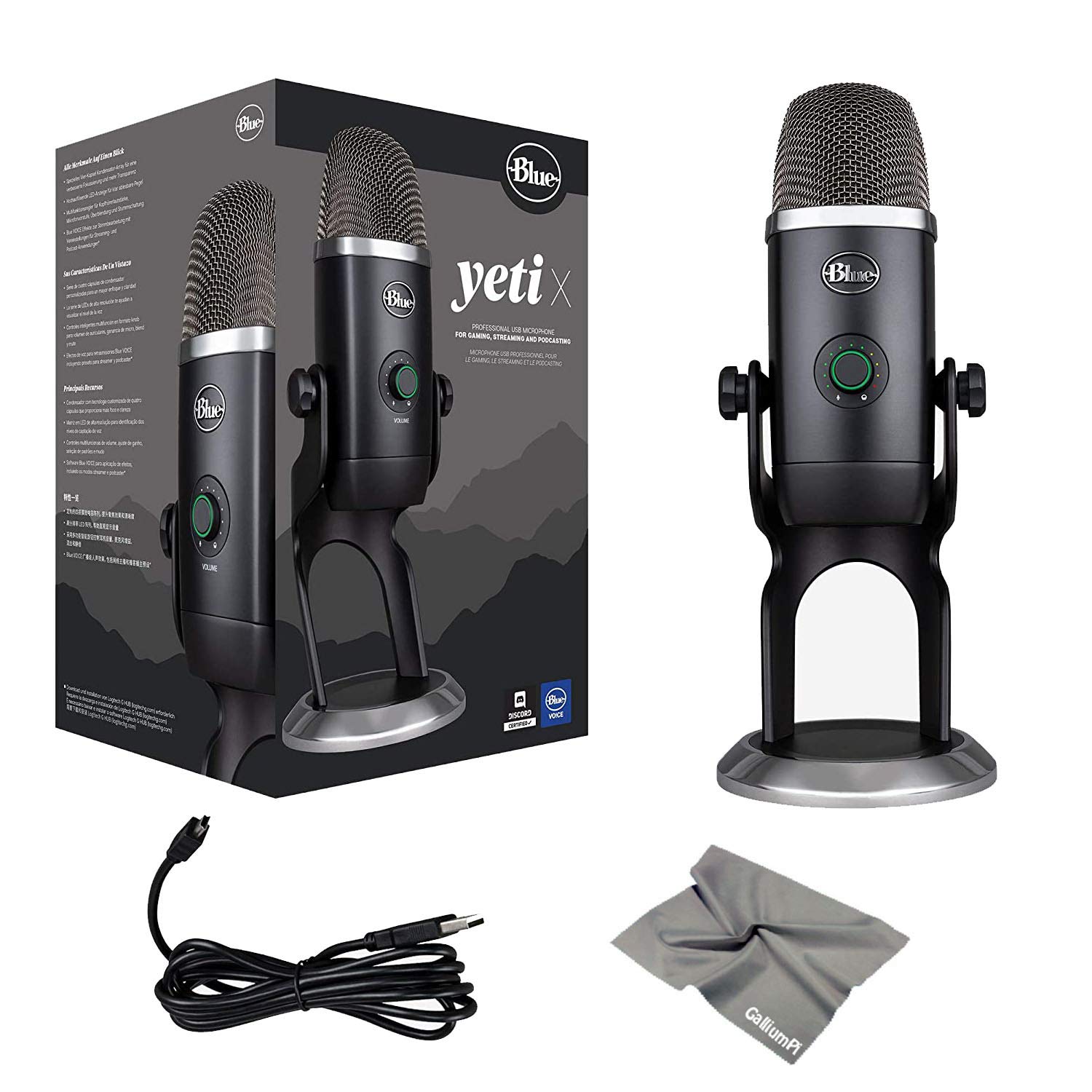 Amazon.co.jp: 最新 Blue Yeti X プロフェッショナル コンデンサー USB