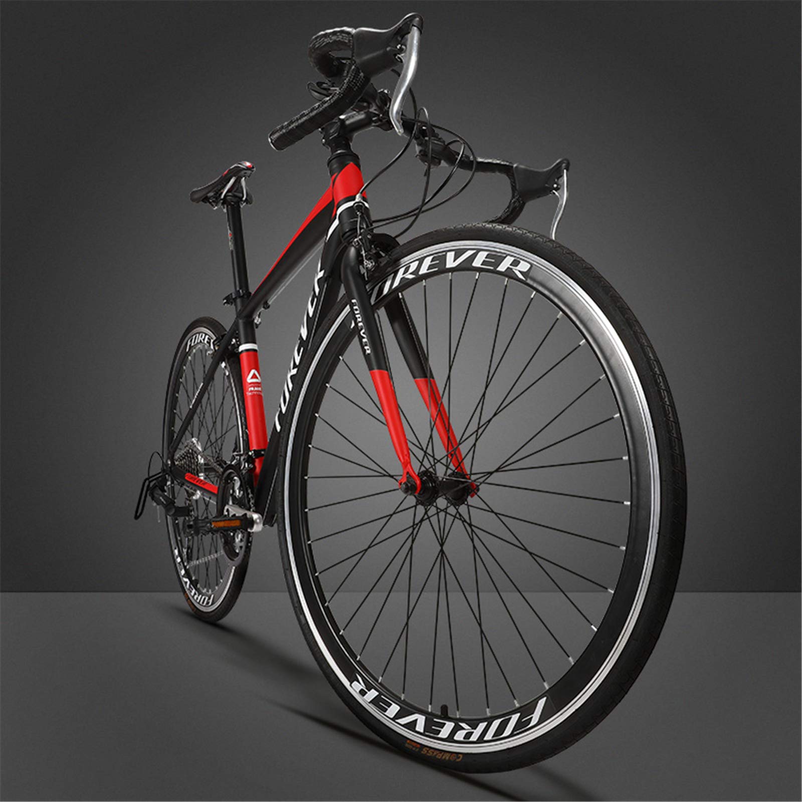 Amazon | ロードバイク アルミ カーボン 27段変速 プロフェッショナル