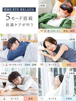 Amazon | 【九州大学博士監修】NIPLUX アイウォーマー EMS EYE RELAX