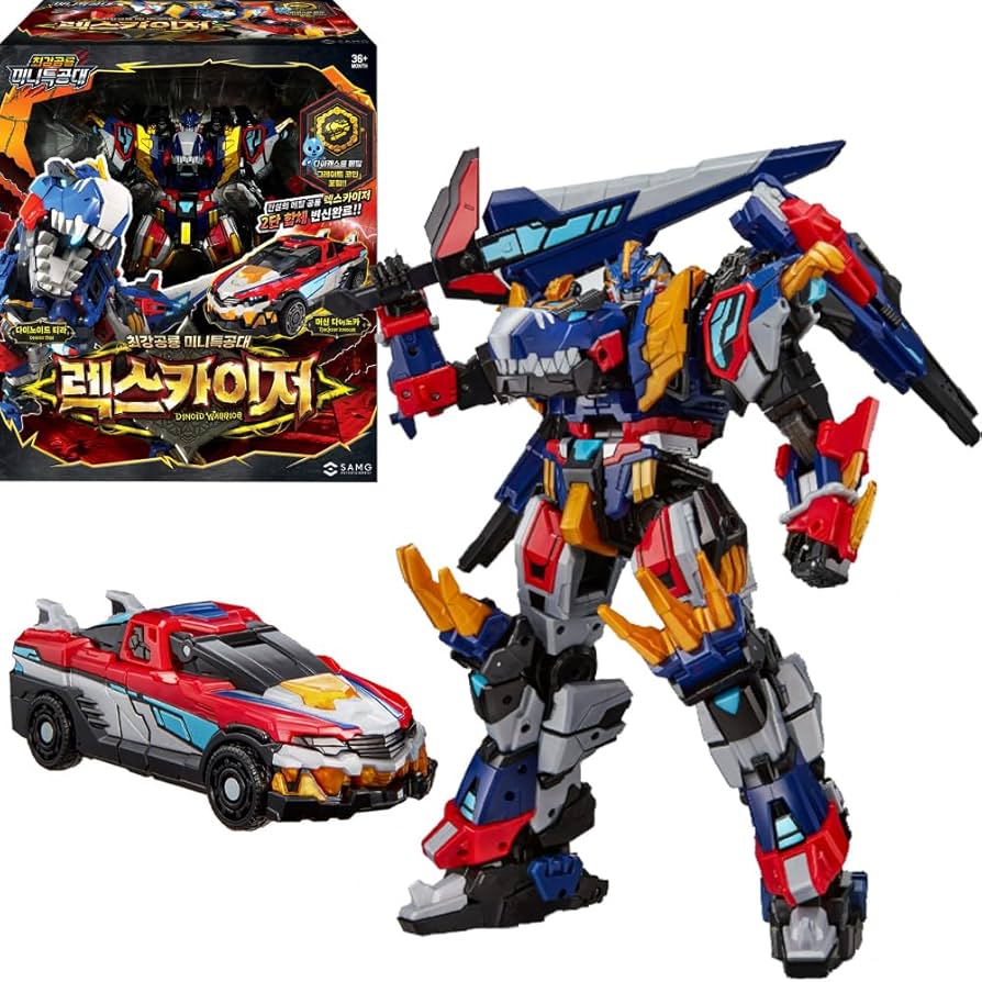 Amazon.co.jp: ミニフォース ダイノイド 7体合体ロボ グレートレックス