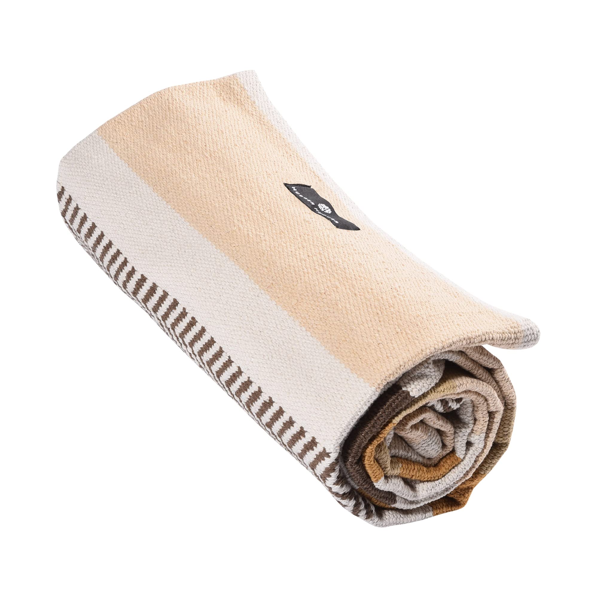 手紡ぎバナナ×ヘンプ×コットン】 天然繊維ヨガマット ヨガラグ