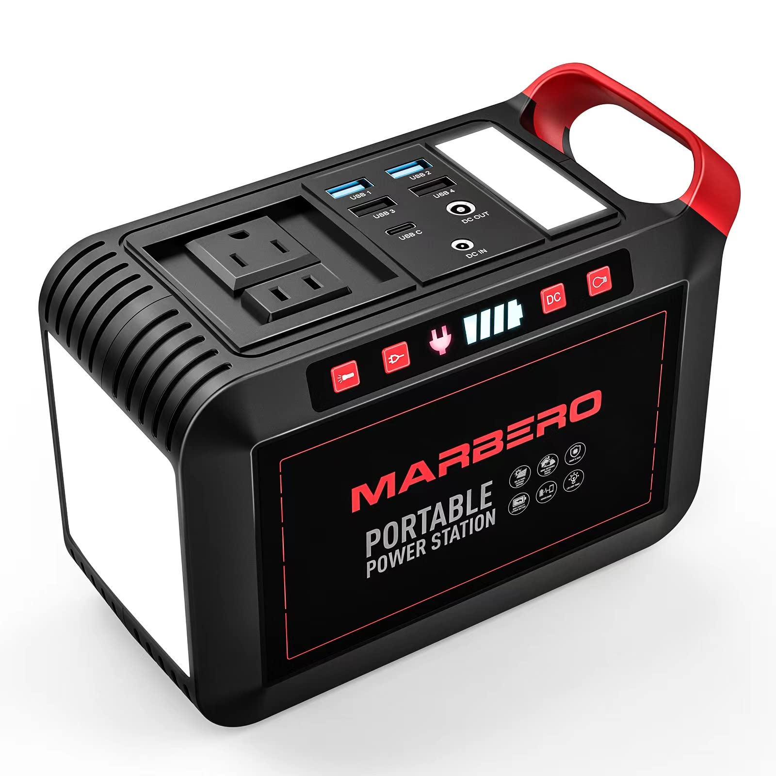 Amazon.com : MARBERO 200W Portable Power Station 148Wh Camping