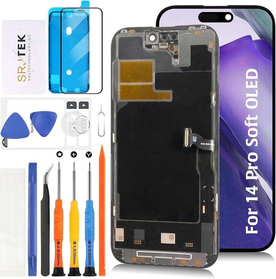 Amazon.co.jp: SRJTEK For iphone 14 Pro 『Soft OLED+120Hz対応