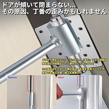 Amazon.co.jp: YESprime 丁番起こし ドアヒンジ調整工具 14-19/23-25mm