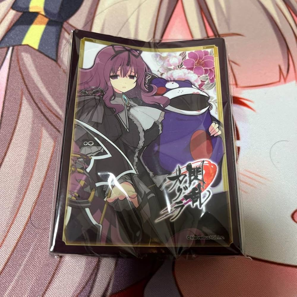 Amazon.co.jp: 閃乱カグラ 紫 スリーブ : 文房具・オフィス用品