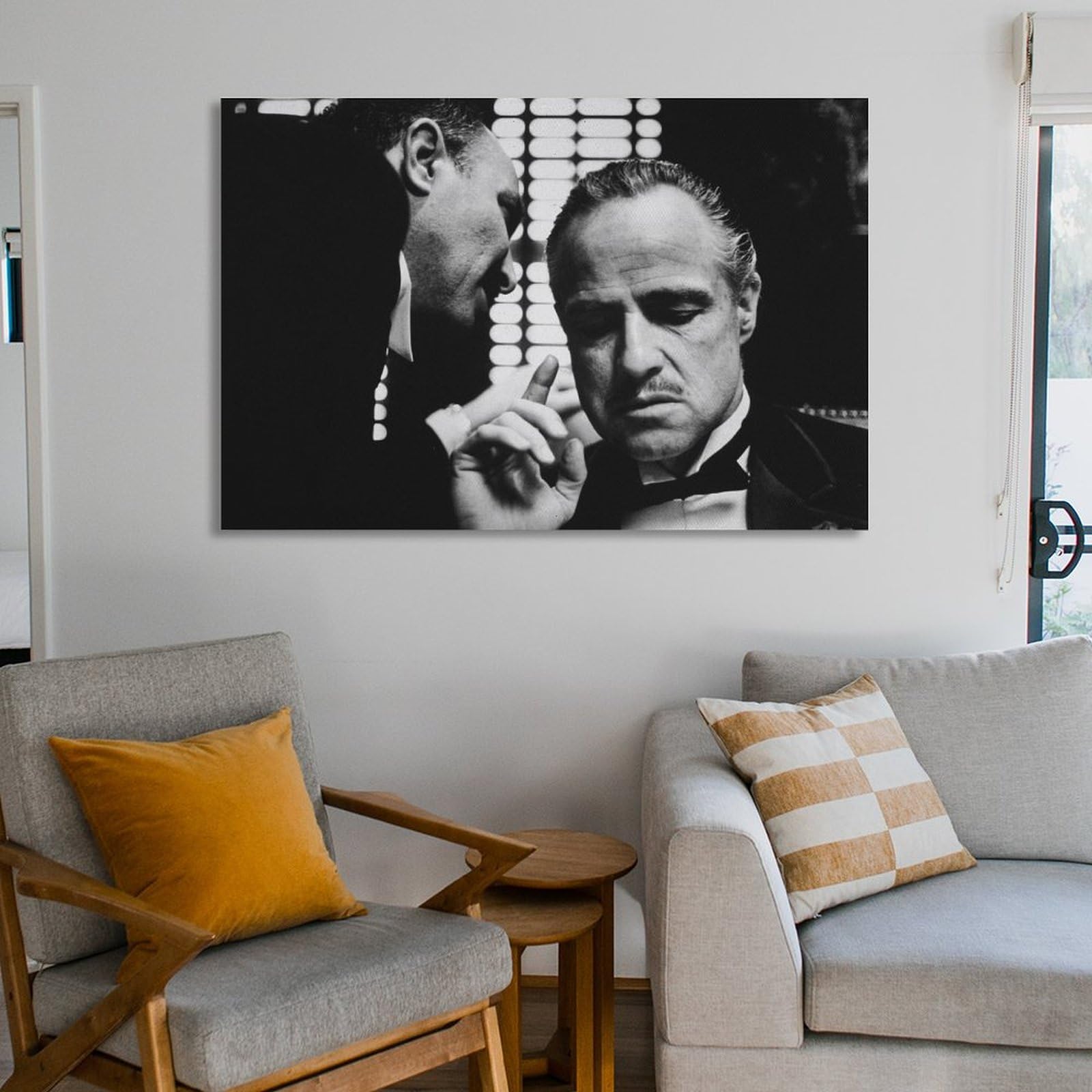 Amazon.co.jp: ゴッドファーザーフィルムアートパネル マフィアレトロ