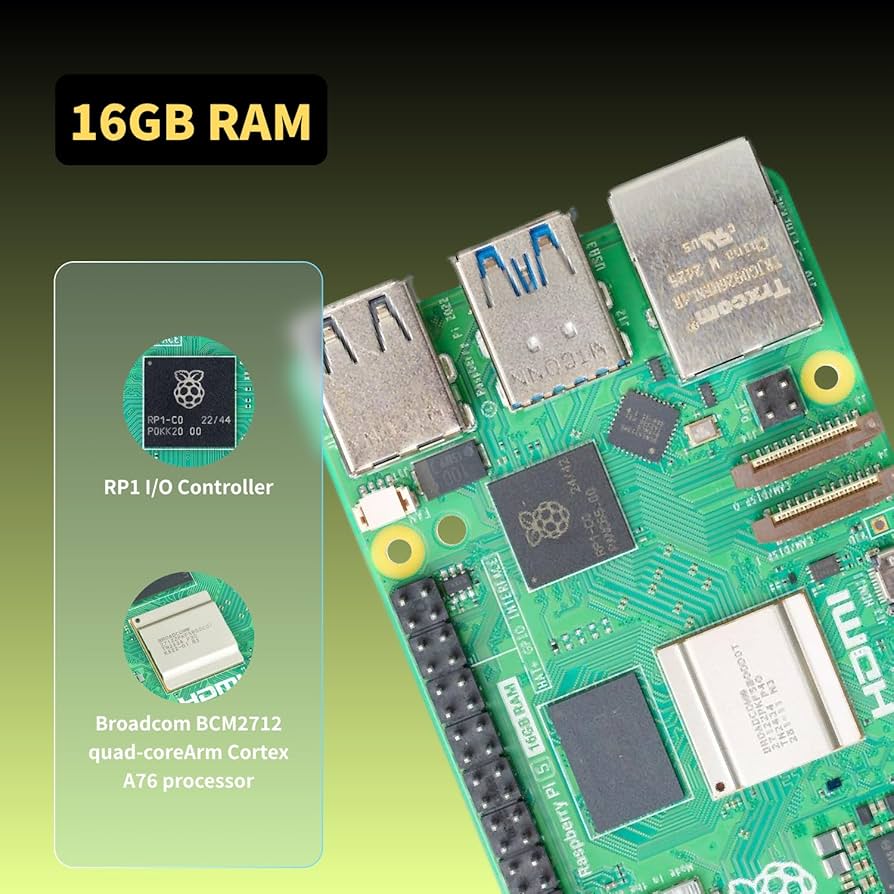 Amazon.com: iRasptek Basic Kit for Raspberry Pi 5 16GB RAM with