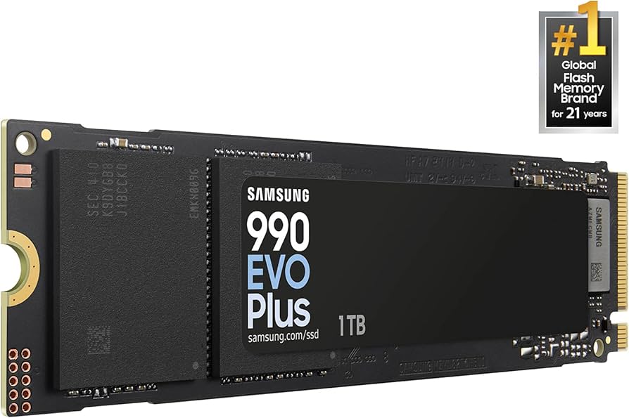 Amazon.com: Samsung 990 EVO Plus SSD 1TB, PCIe Gen 4x4, Gen 5x2 M