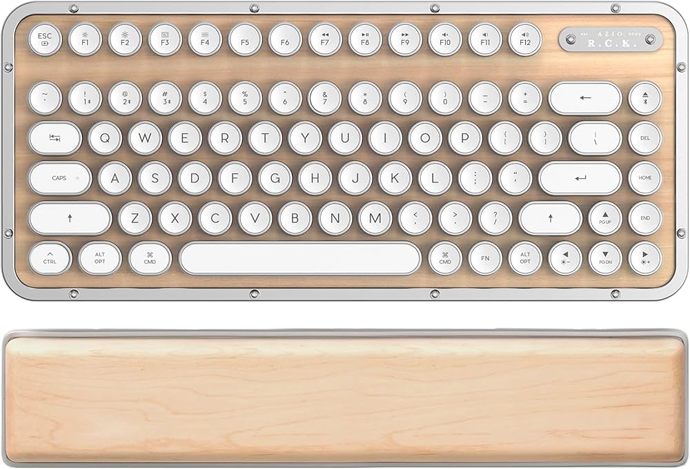 Amazon | Azio レトロコンパクトキーボード、メイプル。 | AZIO