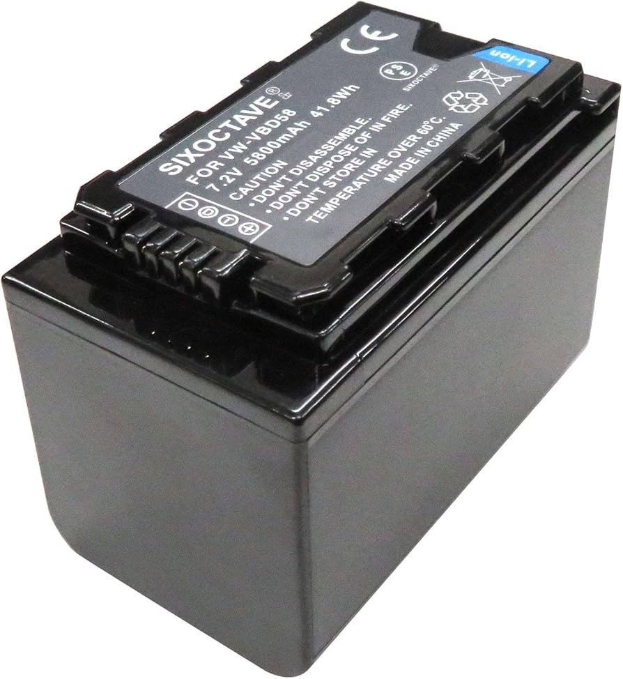 Amazon | SIXOCTAVE 残量表示可能純正品と同じ使用方法 VW-VBD58 / VW