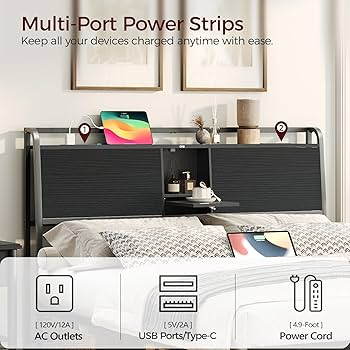 Amazon.com - MAHANCRIS Headboard King Size, Headboard with 2