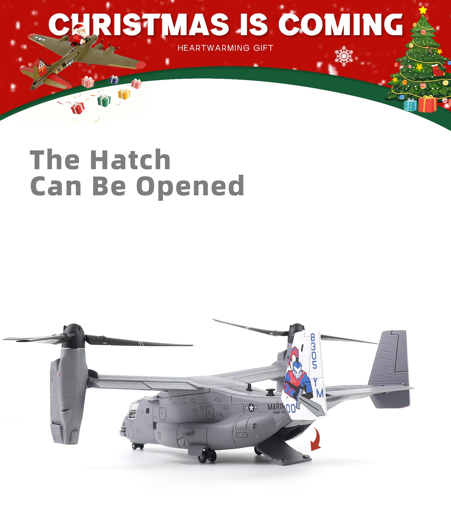 Amazon.co.jp: NUOTIE V-22 オスプレイ 1/72 スケールモデル航空機