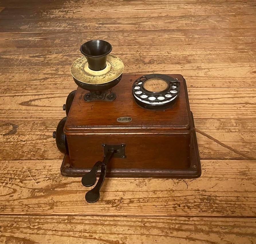 Amazon.co.jp: 黒電話 電話 沖電気 ダイヤル レトロ ビンテージ 戦前