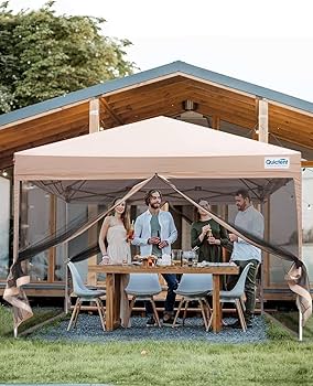 Amazon.co.jp: Quictent ワンタッチ タープテント 蚊帳テント 3段階