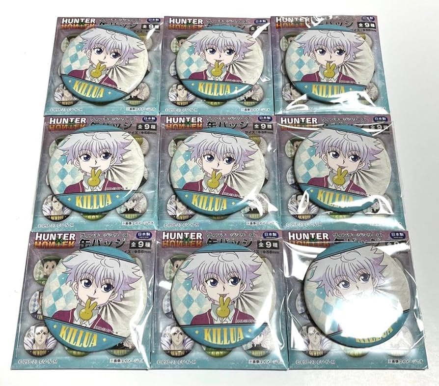 Amazon | HUNTER×HUNTER ヴィンテージシリーズ缶バッジ キルア