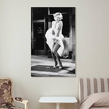 Amazon.co.jp: ヴィンテージポスターマリリンモンローポスター七年目の