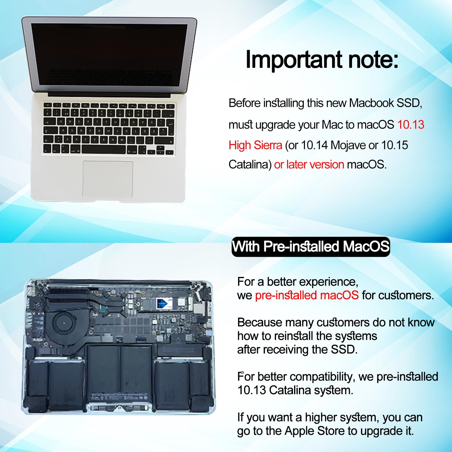 Amazon.com: Jorkar 256GB SSD 12+16 pin for MacBook Air/pro Upgrade