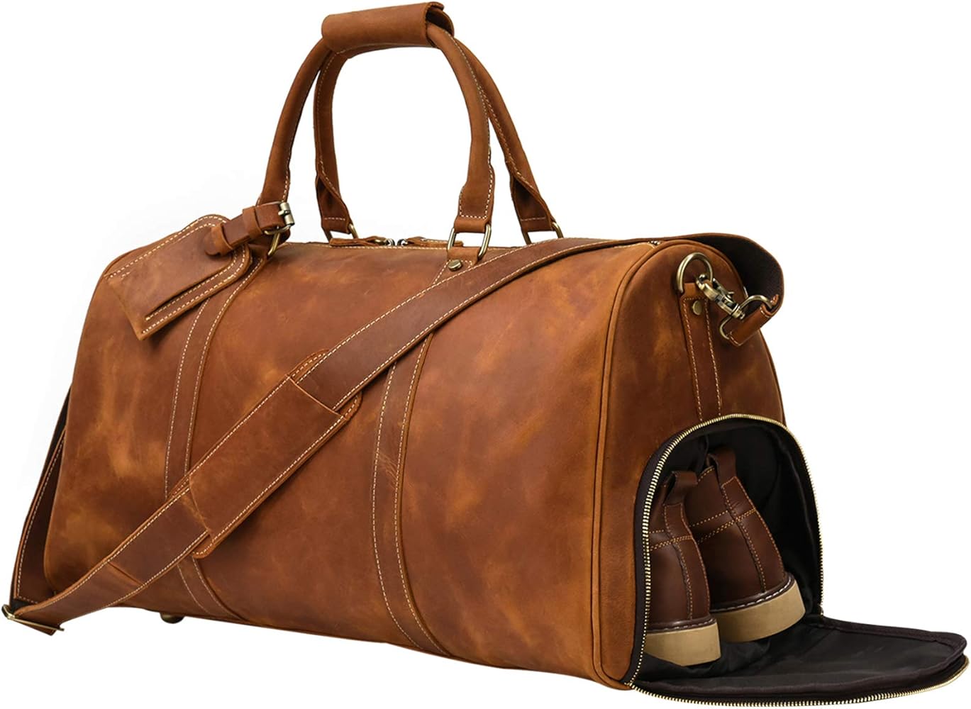 Amazon.co.jp: 本革 ボストンバッグ メンズ 大容量 トラベルバッグ