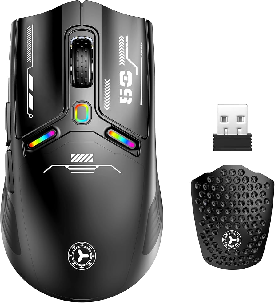 Amazon.com: TENMOS M530 Wireless Gaming Mouse, 2.4G/Bluetooth/USB