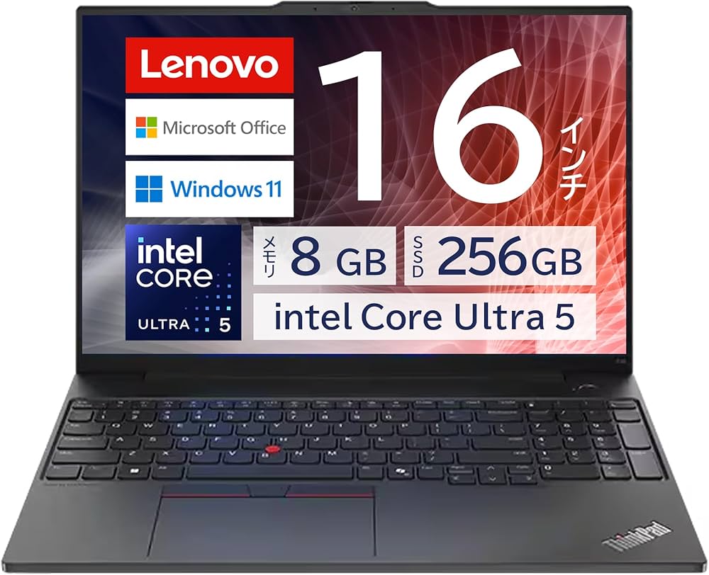 Amazon.co.jp: 【公式】 Lenovo ThinkPad E16 Gen 2 ノートパソコン 16