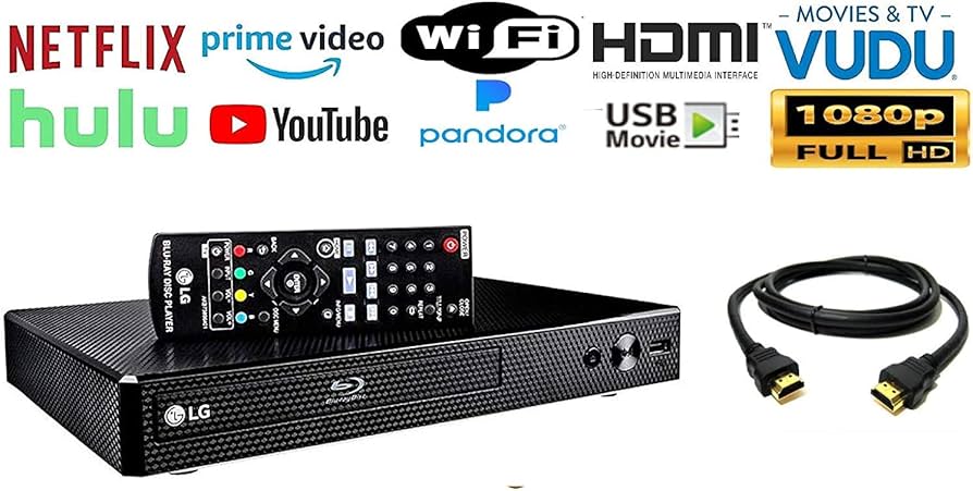 Amazon.com: LG BP350 Blu-ray Disc & DVD Player Full HD 1080p