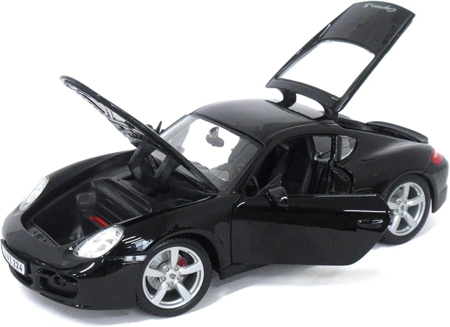 Amazon | マイスト Maisto 1/18 ポルシェ ケイマン S ブラック 200-083