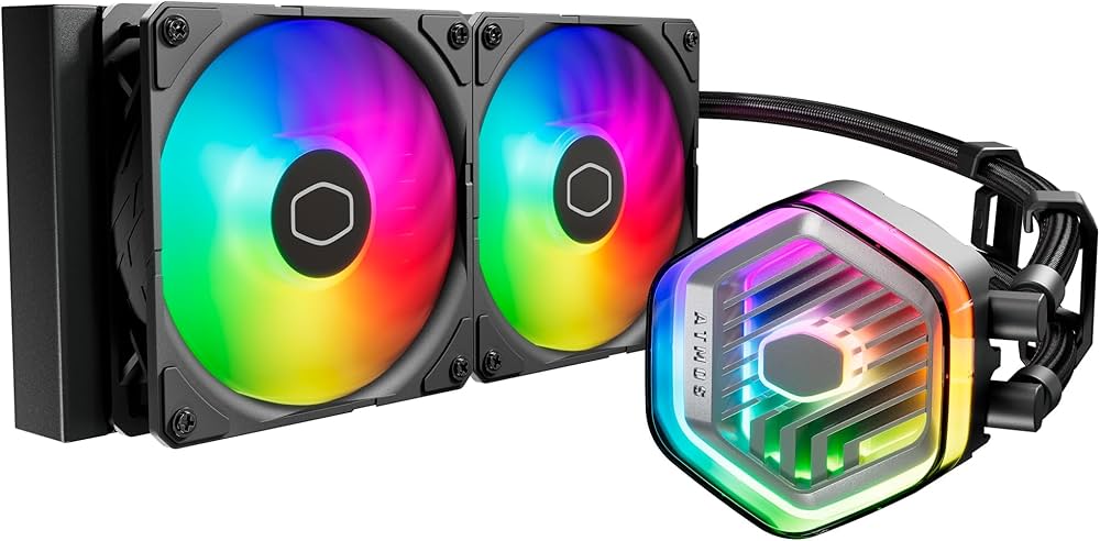Amazon | Cooler Master MasterLiquid 240 Atmos デュアルチャンバー