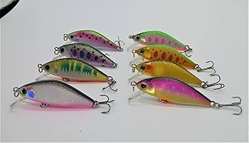 Amazon.co.jp: 【PBルアー】渓流 シンキングミノー 45S 45mm 4g 8個
