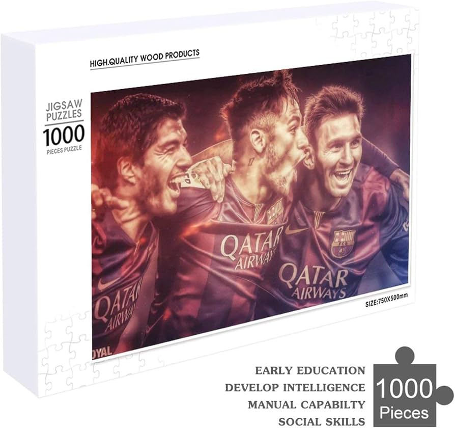 Amazon.co.jp: サッカーのスター トッ 1000ピース 知育玩具