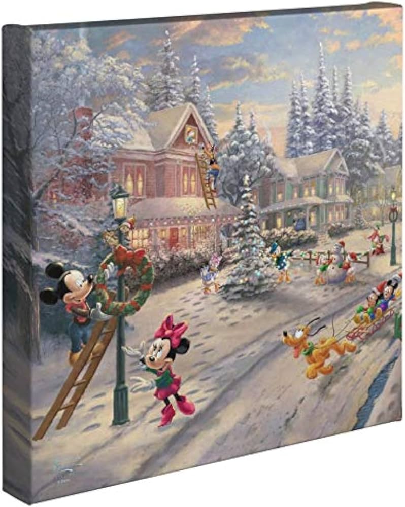 Amazon.co.jp: Thomas Kinkade Studios ミッキーのビクトリア朝の